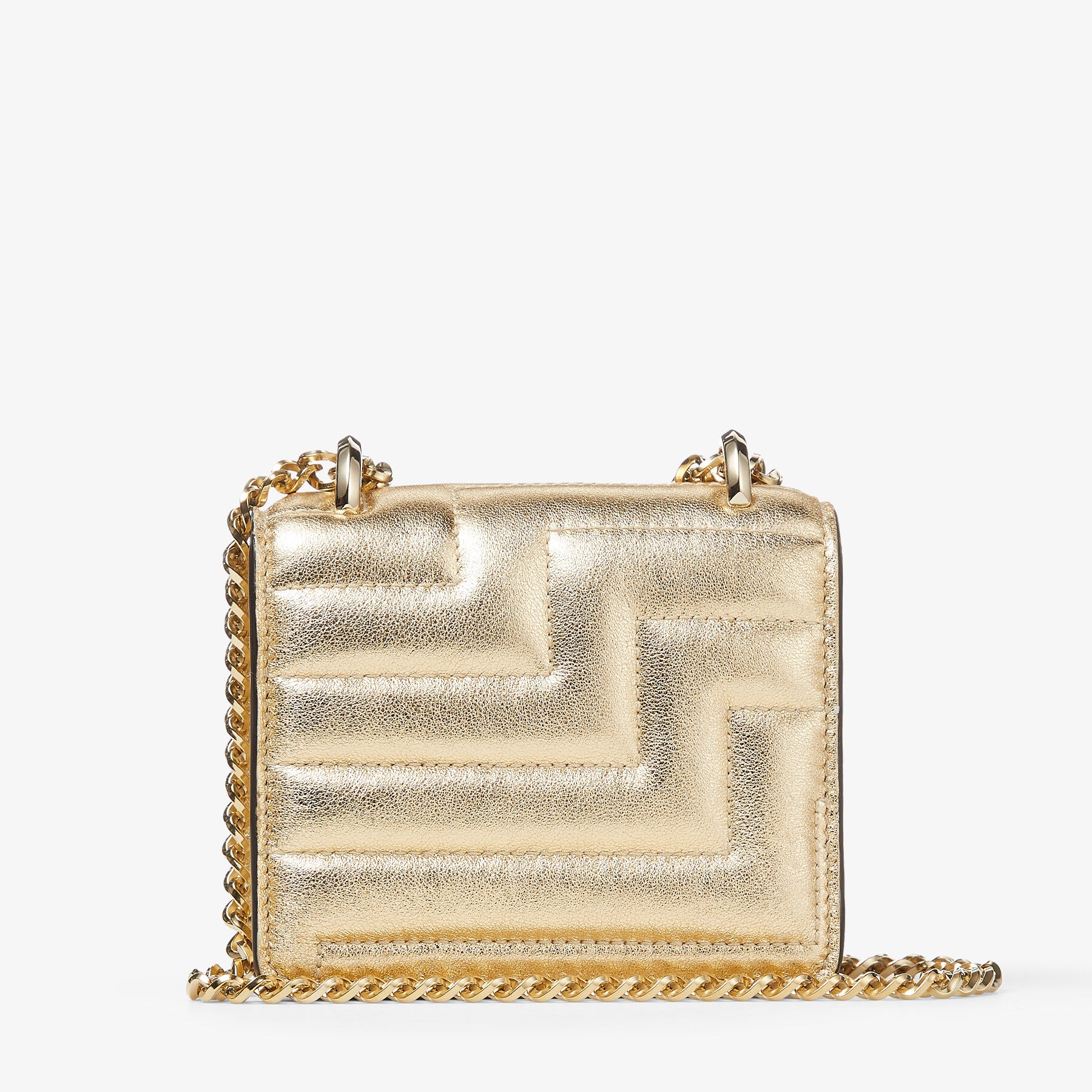 Micro Varenne Avenue Quad
Gold Avenue Nappa Leather Mini Bag - 6