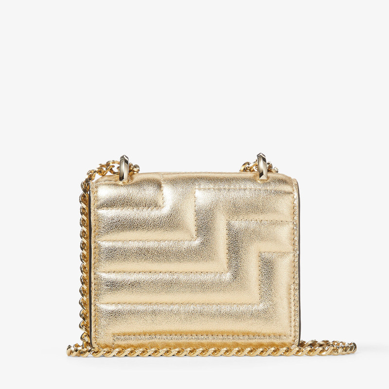Micro Varenne Avenue Quad
Gold Avenue Nappa Leather Mini Bag 6