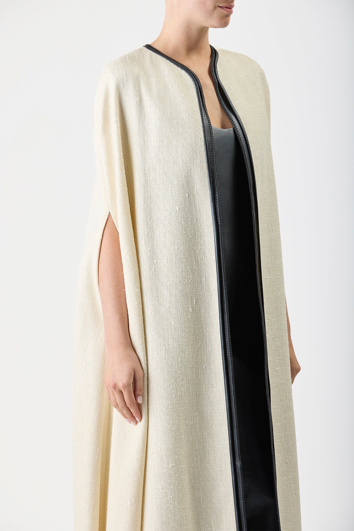 Corinth Cape in Soft Silk Wool - 5