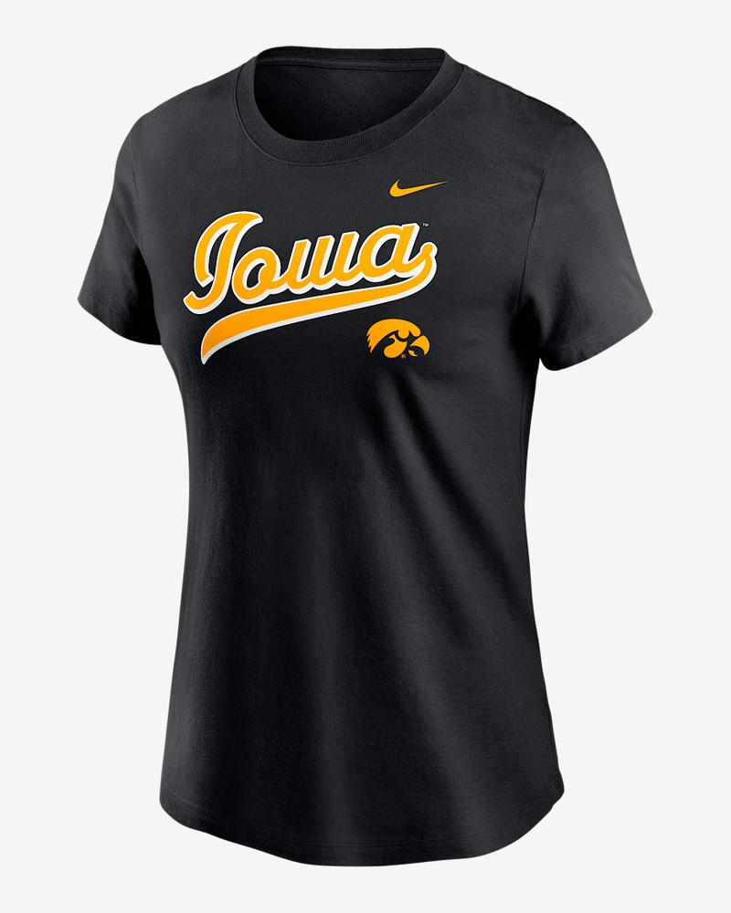 Iowa Athletic Prep Arch Local Script Women's Nike College T-Shirt 1