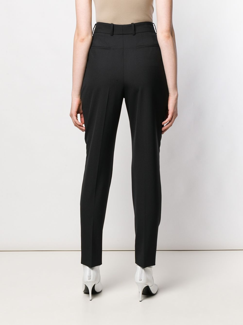pleated high-rise trousers - 4