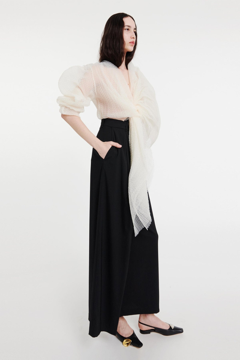 DECONSTRUCTED TROUSERS SKIRT BLACK 6