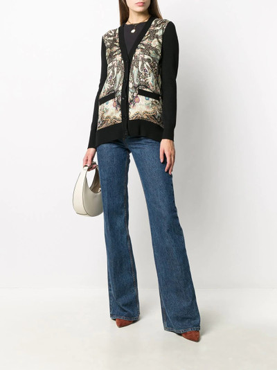 Etro paisley-print cardigan outlook