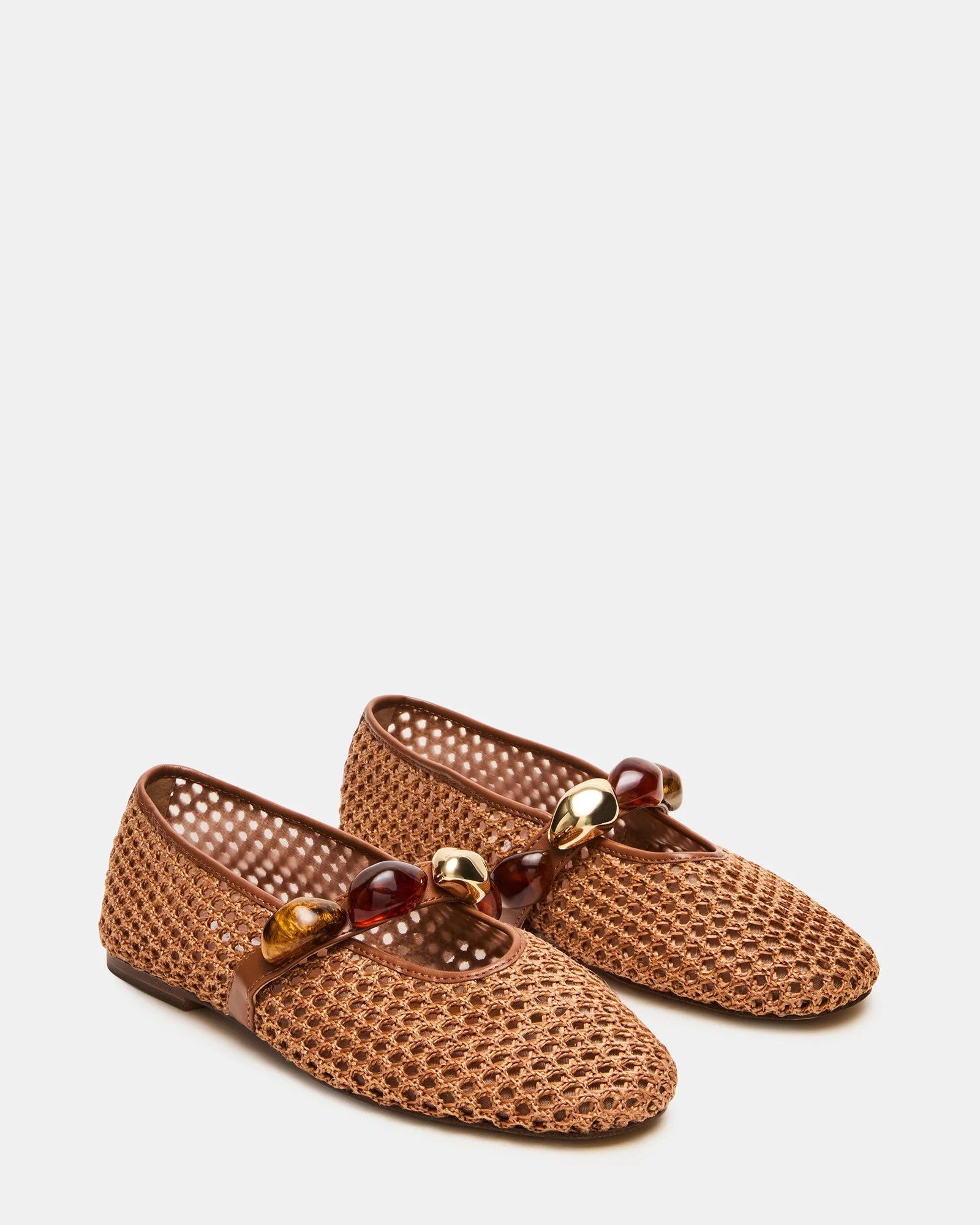 POPPIN BROWN RAFFIA - 1