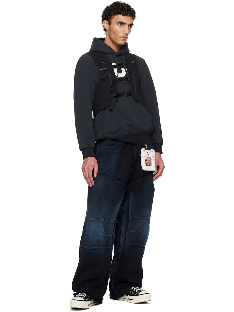 doublet Black Trail Vest Hoodie outlook