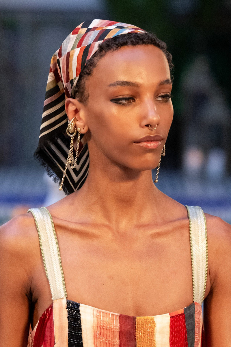 ALÉMAIS Marjorelle Midi Cotton Scarf outlook