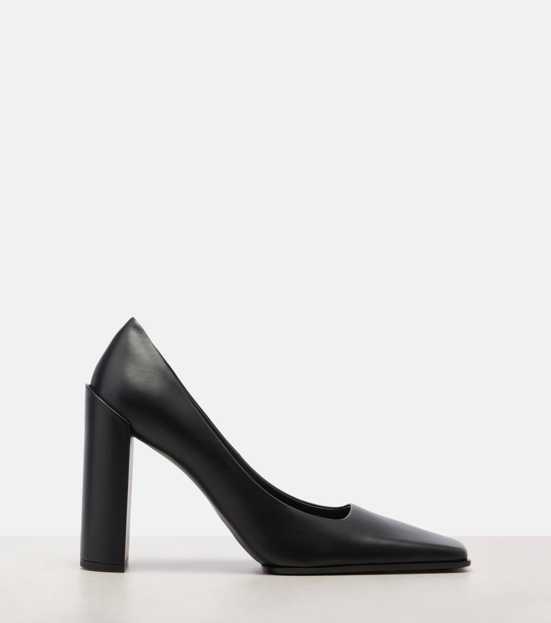 Square 90 leather pumps - 4