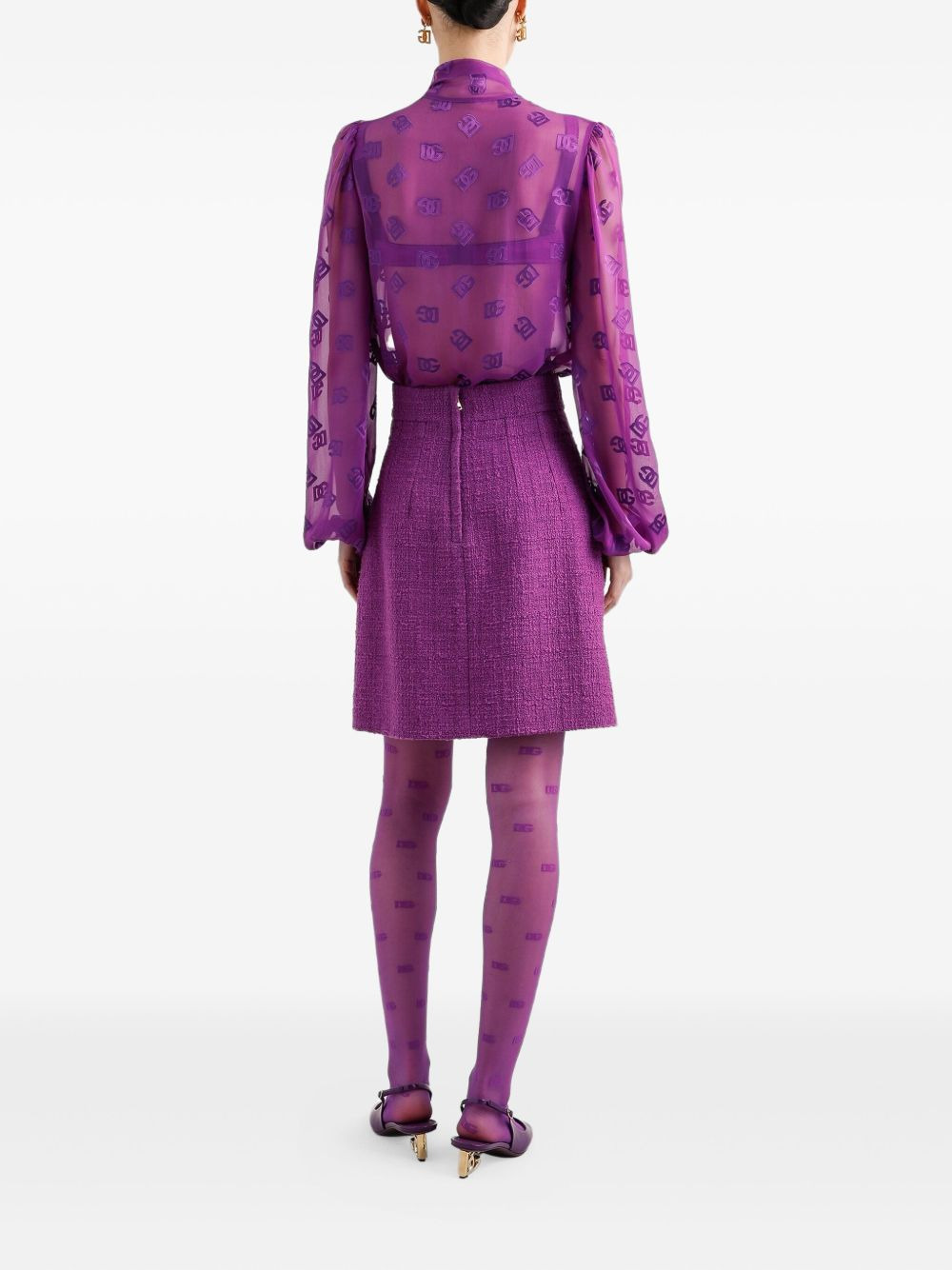 DG logo-jacquard shirt - 3