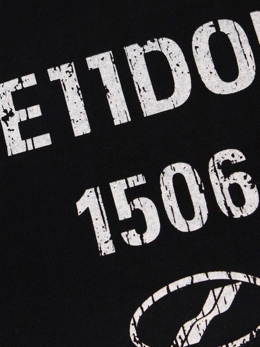 logo-print cropped T-shirt - 3