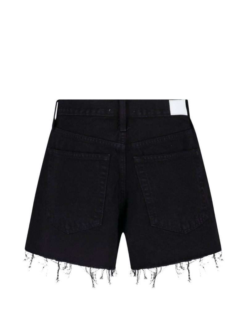 RE/DONE The Breezy raw-cut frayed shorts outlook