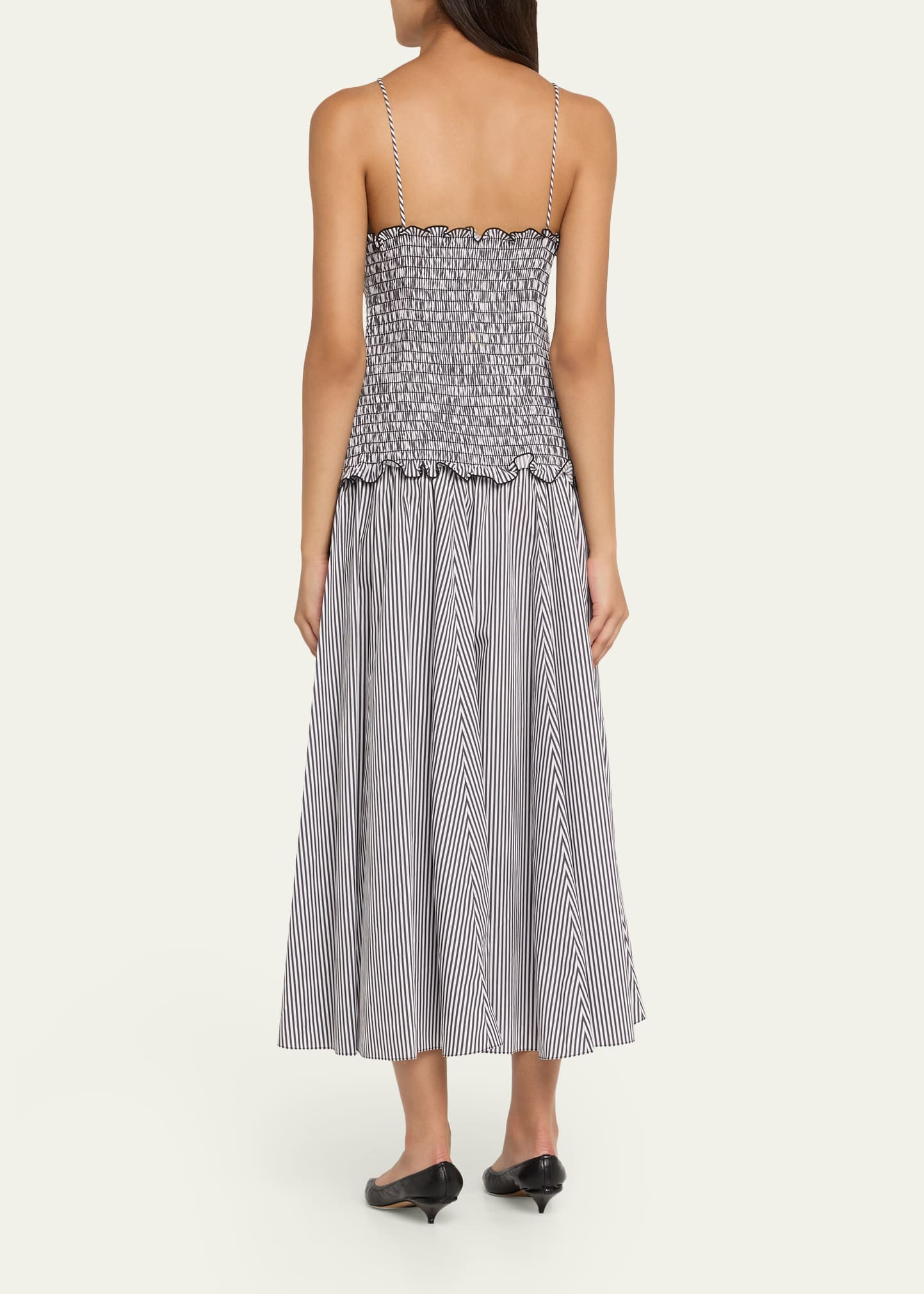Josie Smocked Drop-Waist Maxi Dress - 3
