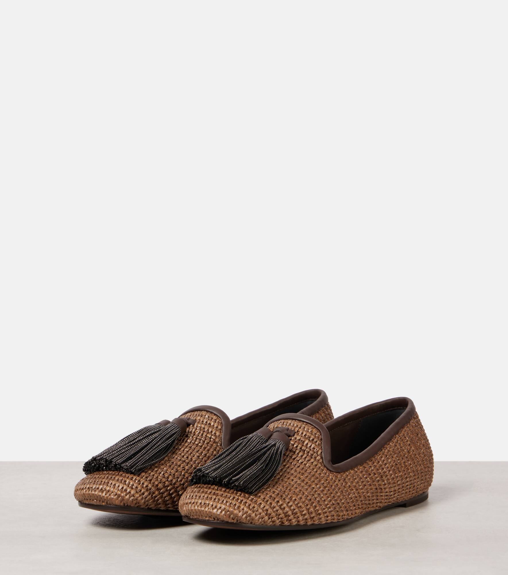 Monili woven loafers - 4