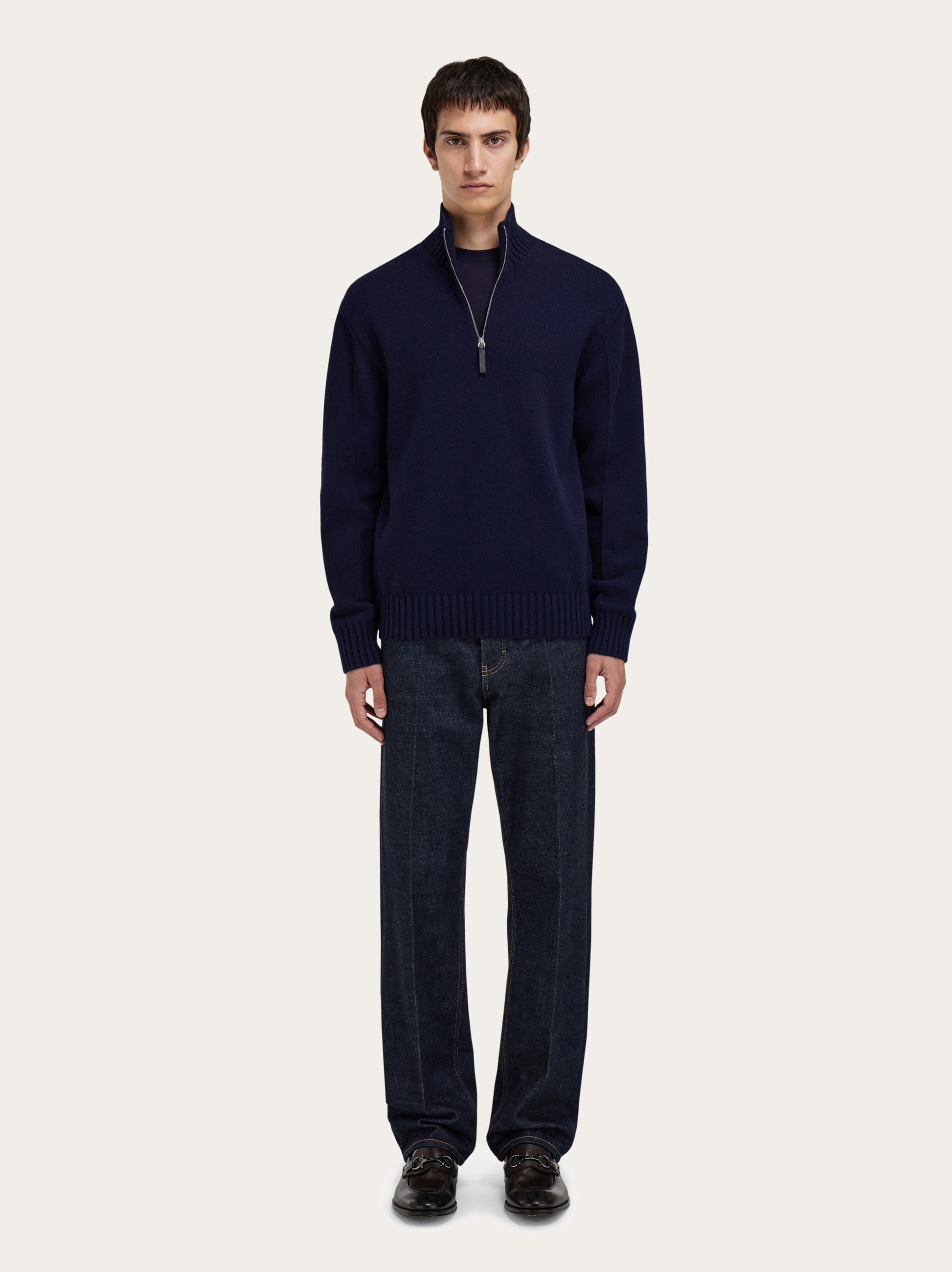 High neck cashmere pullover - 6