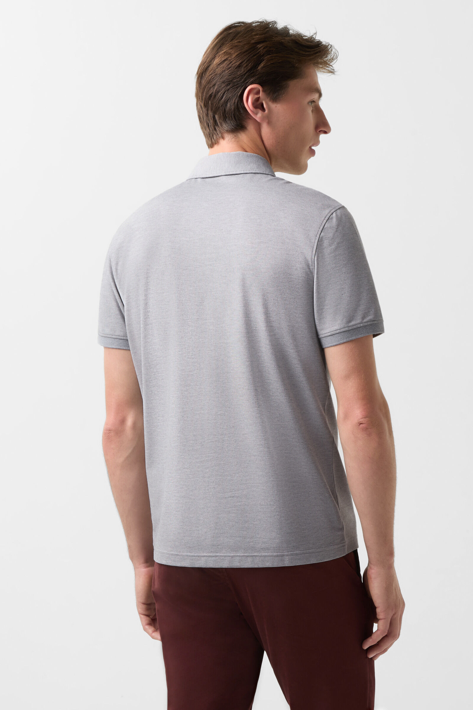Timo polo shirt in Light gray - 3