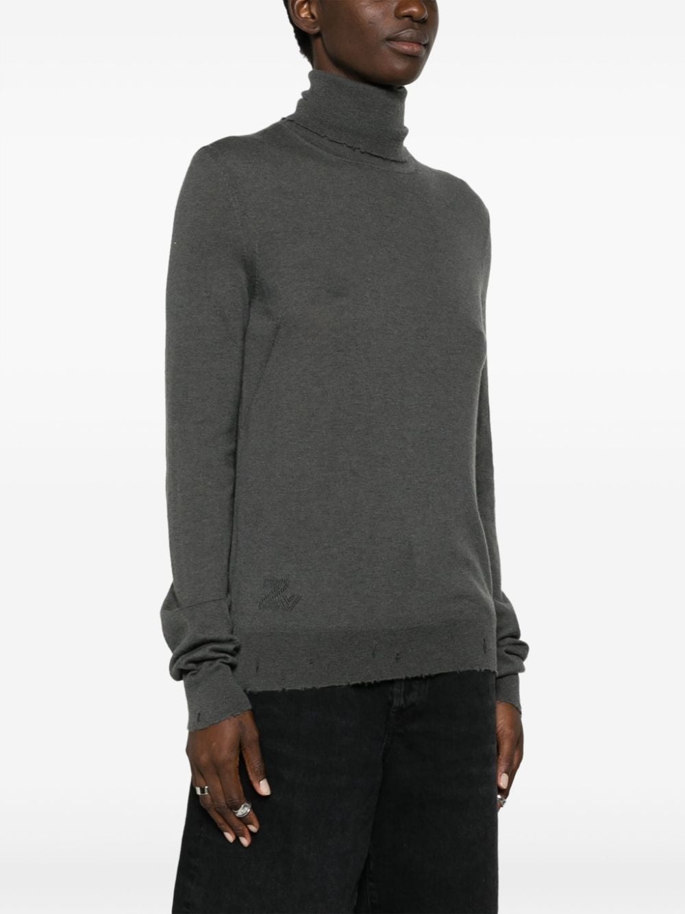 Bobby distressed-effect cashmere jumper - 3