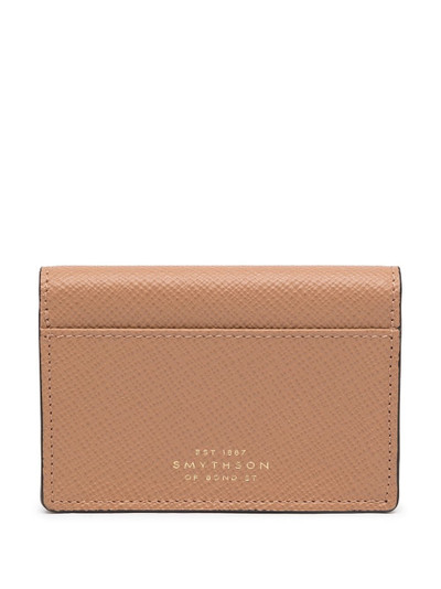 Smythson Panama press stud cardholder outlook