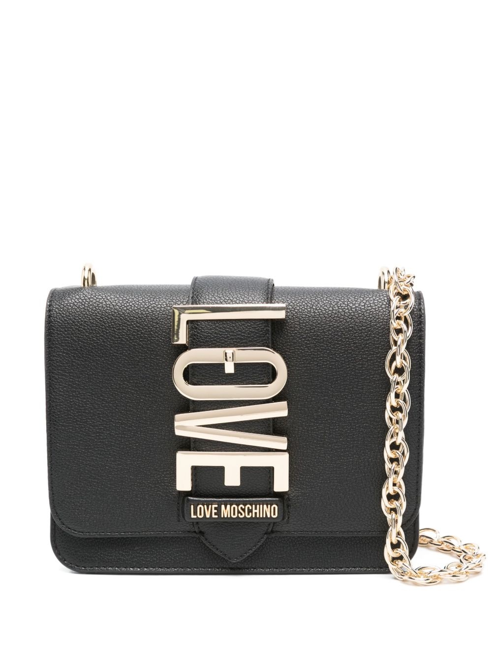 logo-plaque crossbody bag - 1