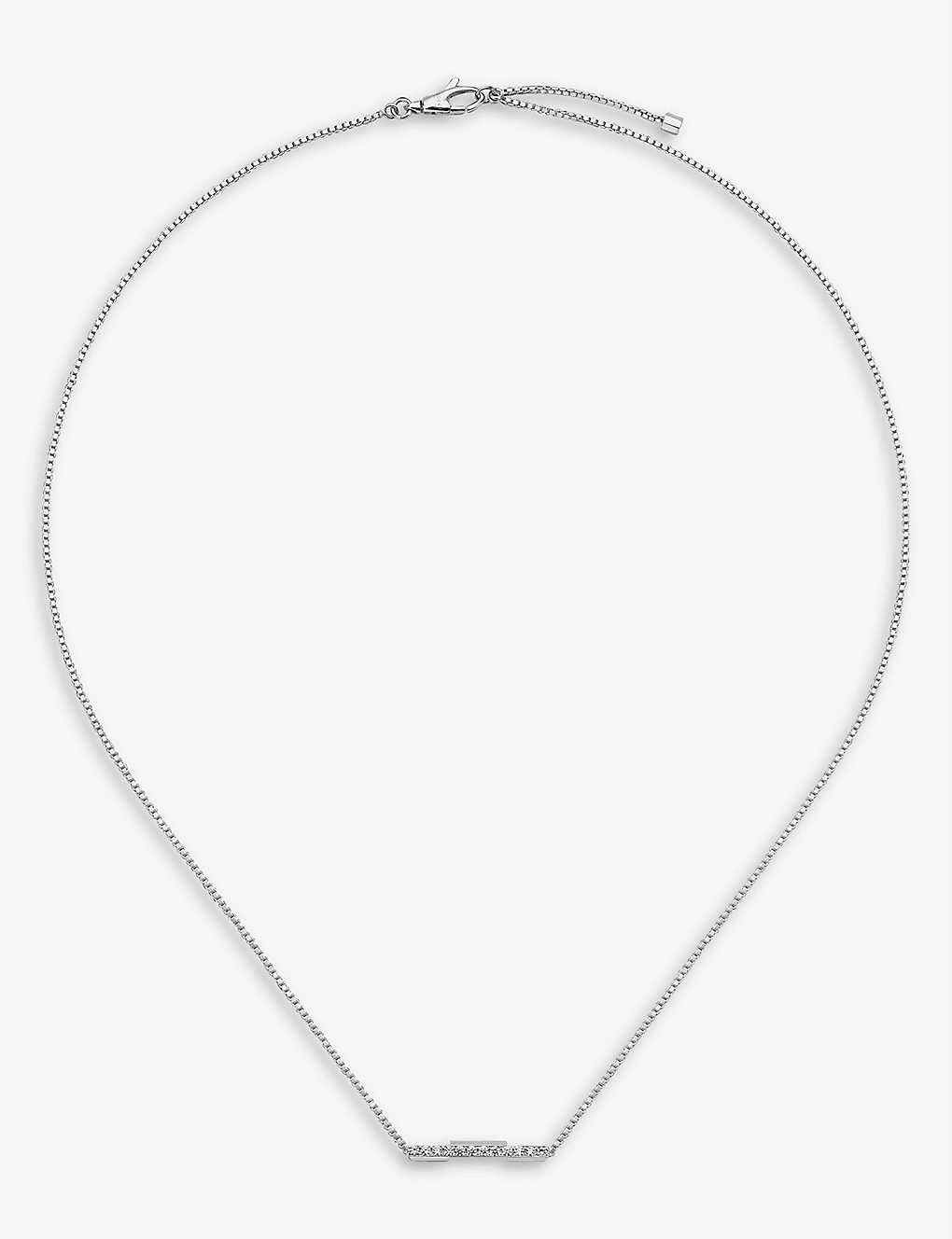 Link to Love 18ct white-gold necklace - 2