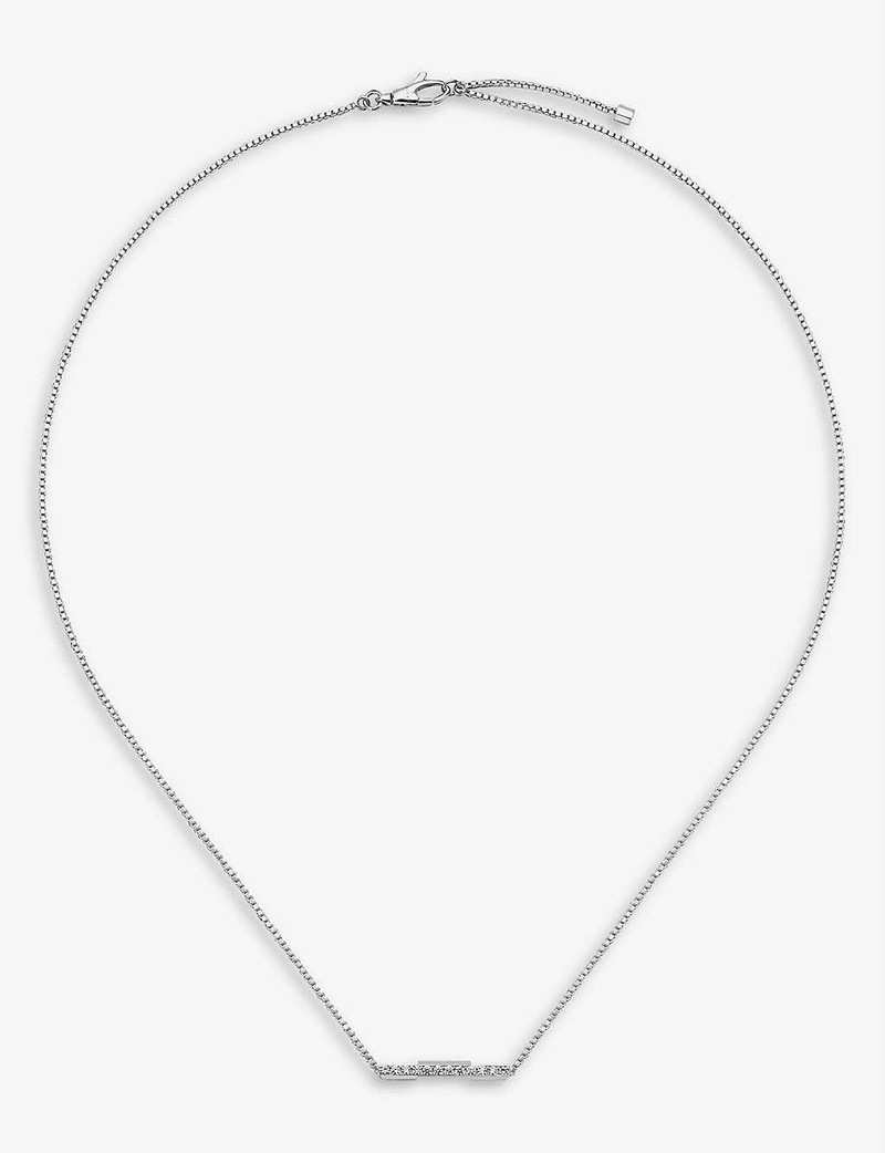 GUCCI Link to Love 18ct white-gold necklace outlook