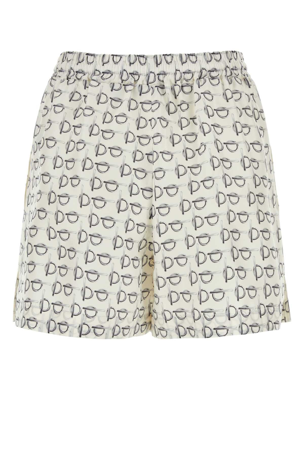 Burberry Women Printed Silk Shorts - 2