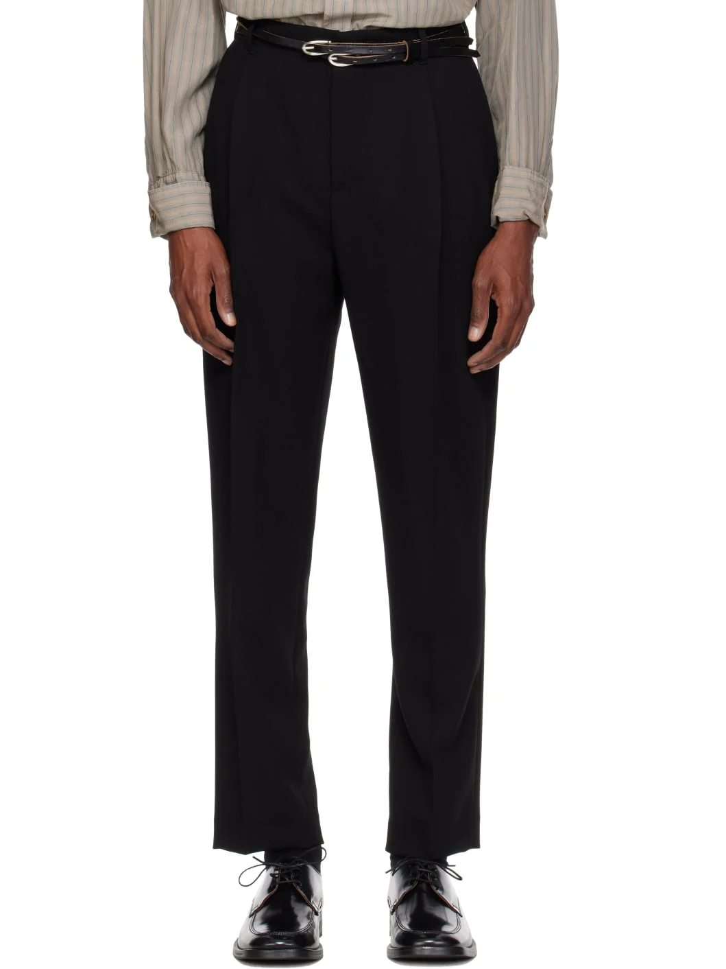 Black Sundance Trousers - 1