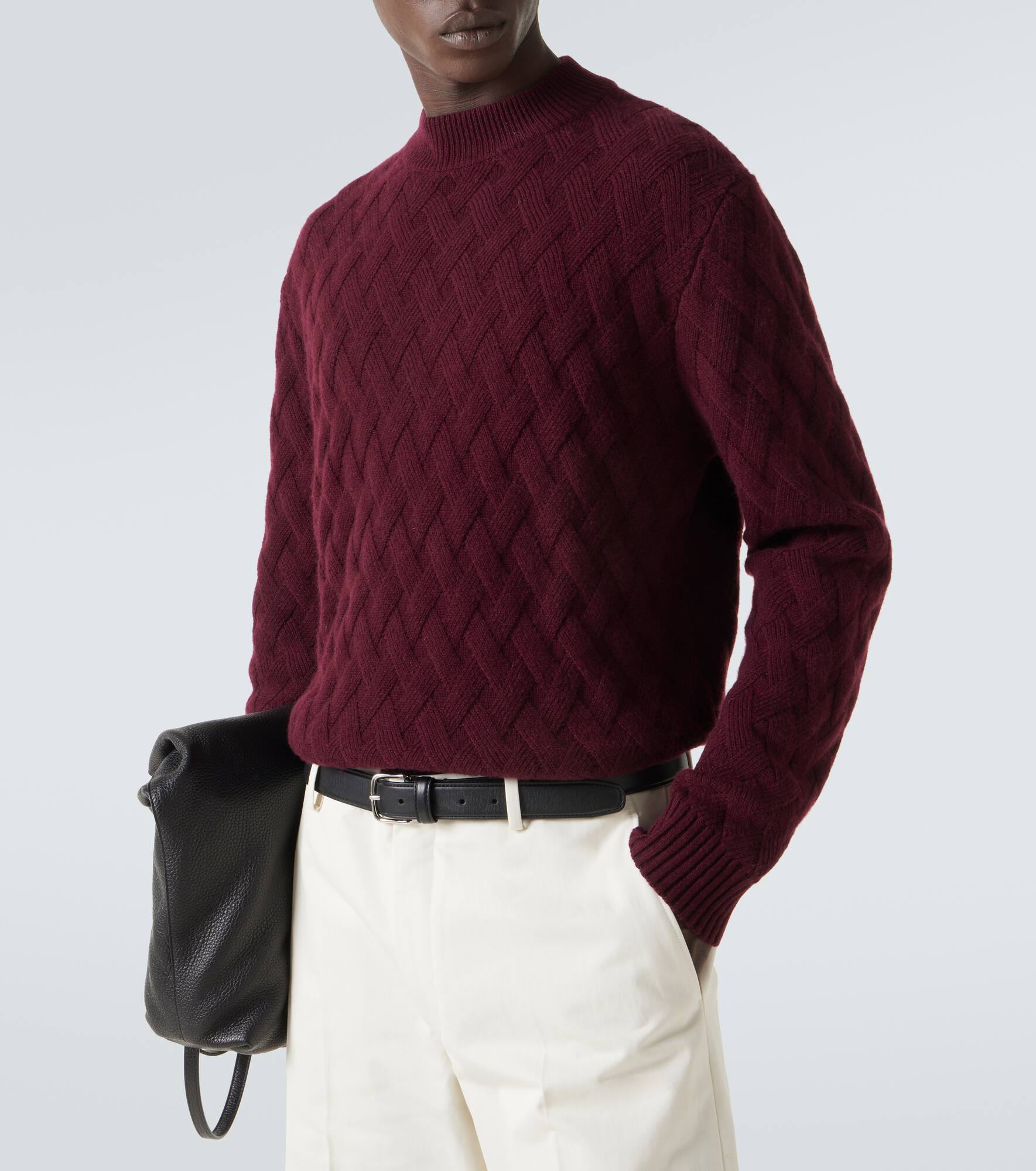 Wool and cashmere turtleneck sweater - 5