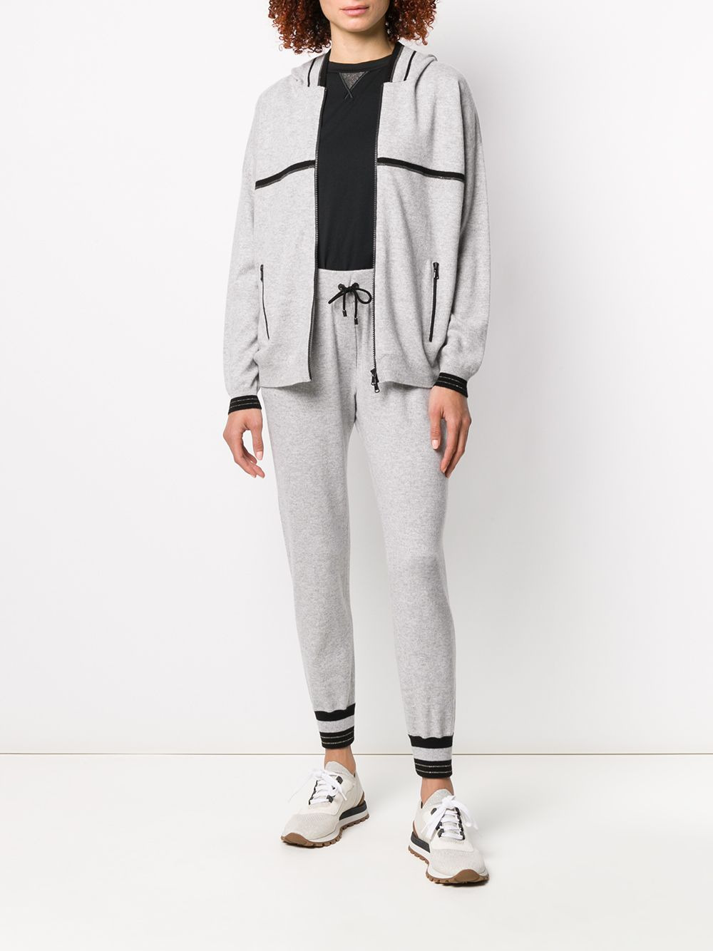 stripe trim sweatpants - 2