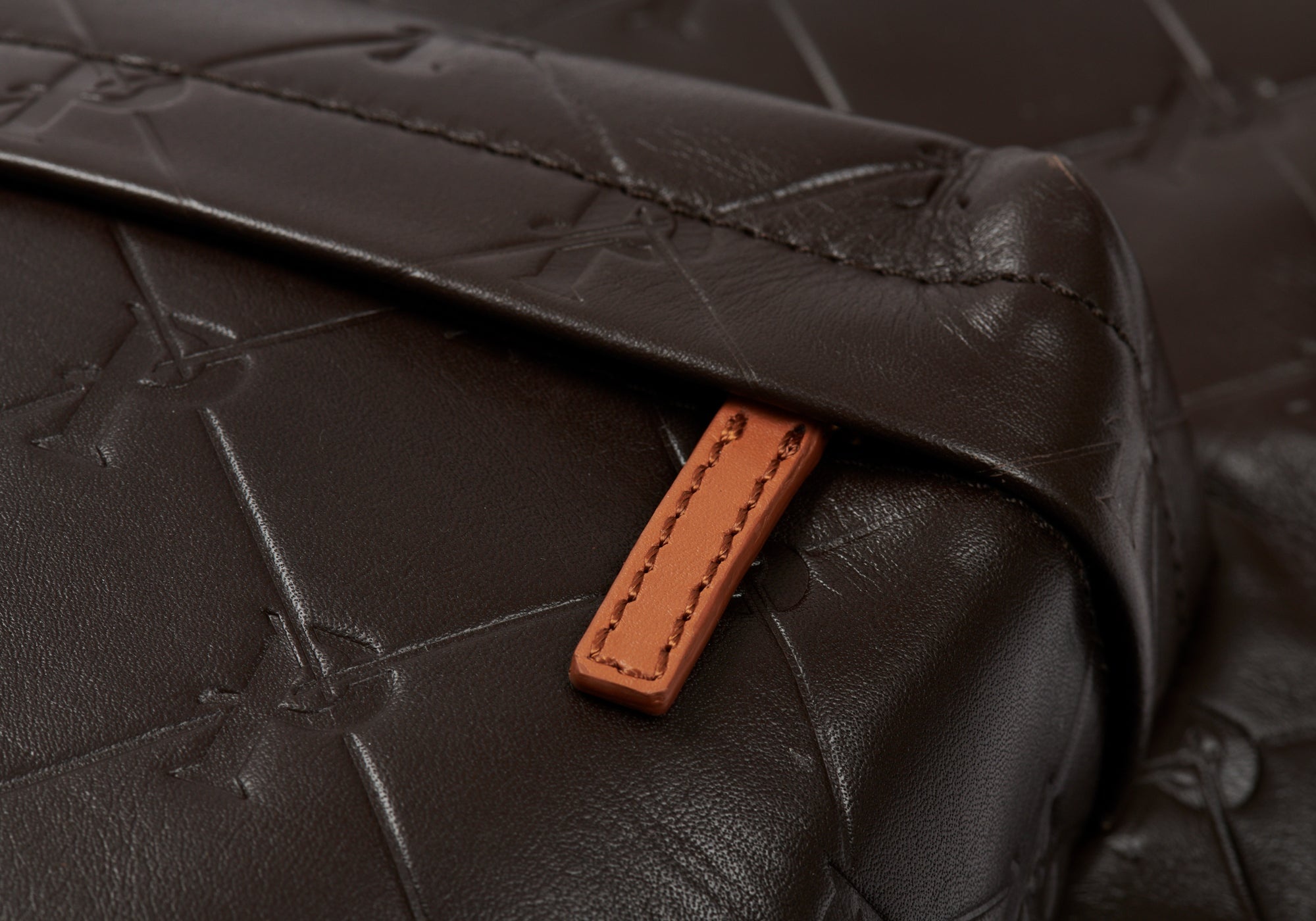 PAL-M-GRAM LEATHER BACKPACK BROWN - 6