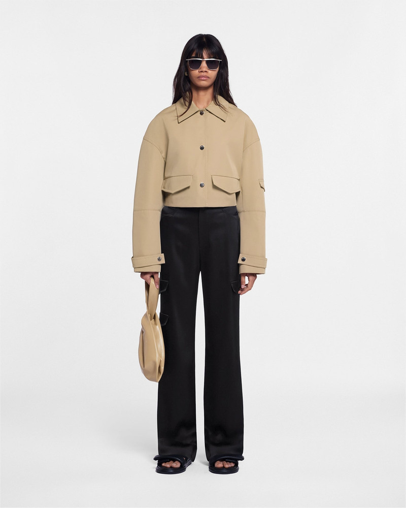 Nanushka Bonded Trench Jacket outlook