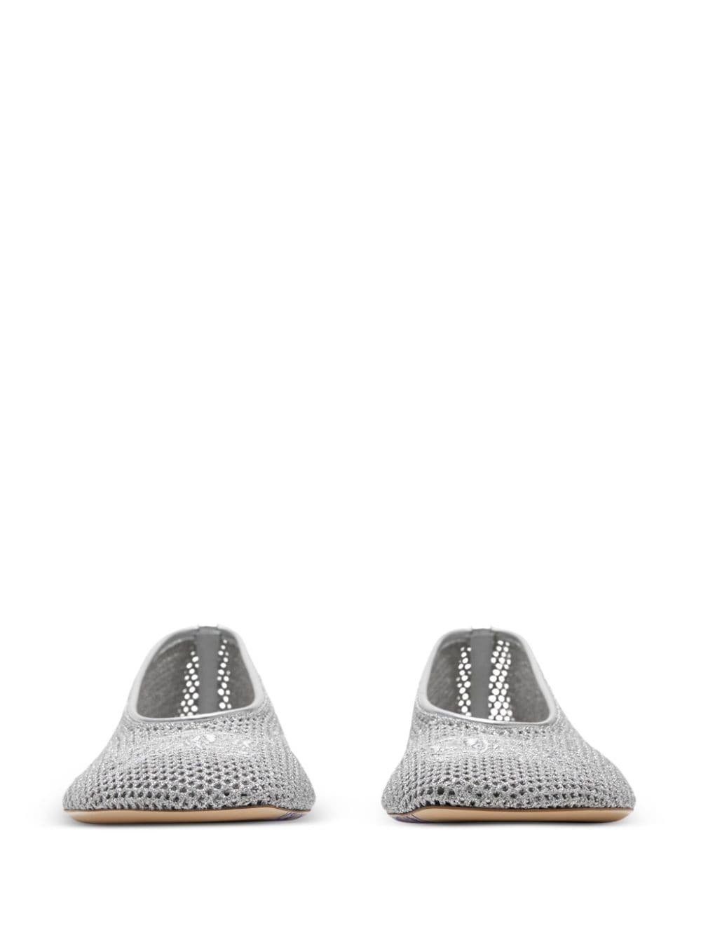 mesh ballerina shoes - 2