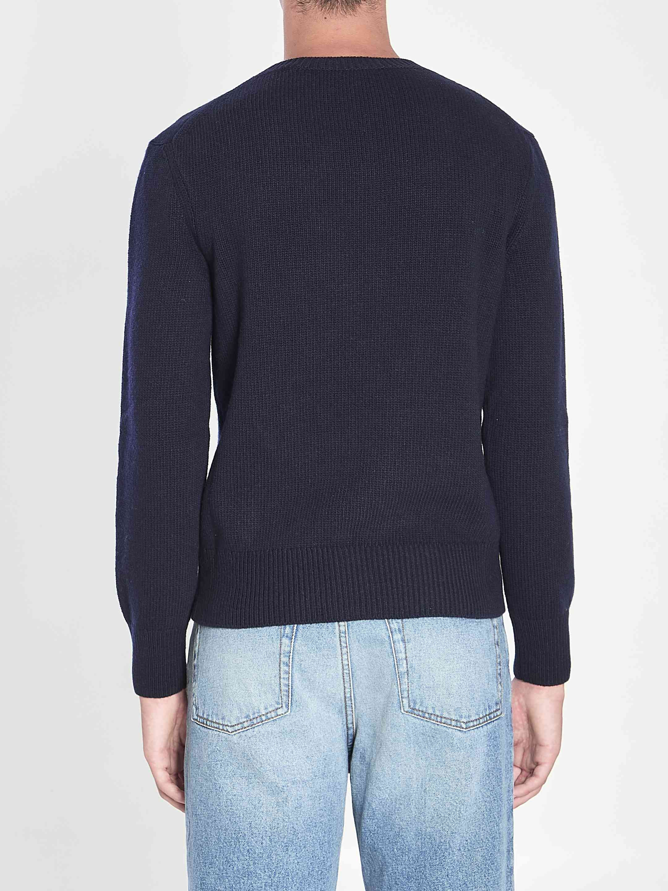 Burberry Men Wool And Cashmere Pullover - 4