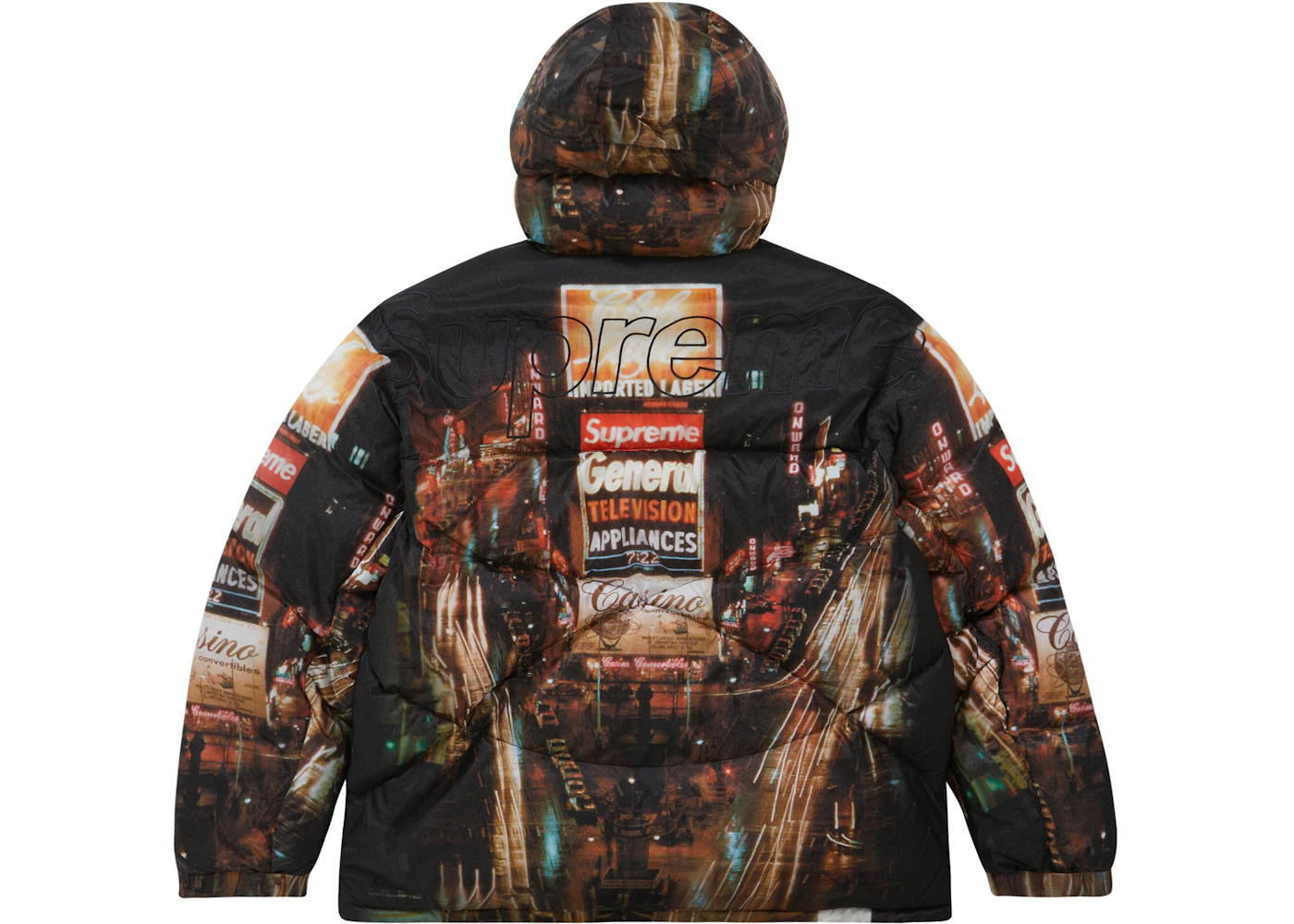 Supreme The North Face 800-Fill Half Zip Hooded Pullover Times Square - 3