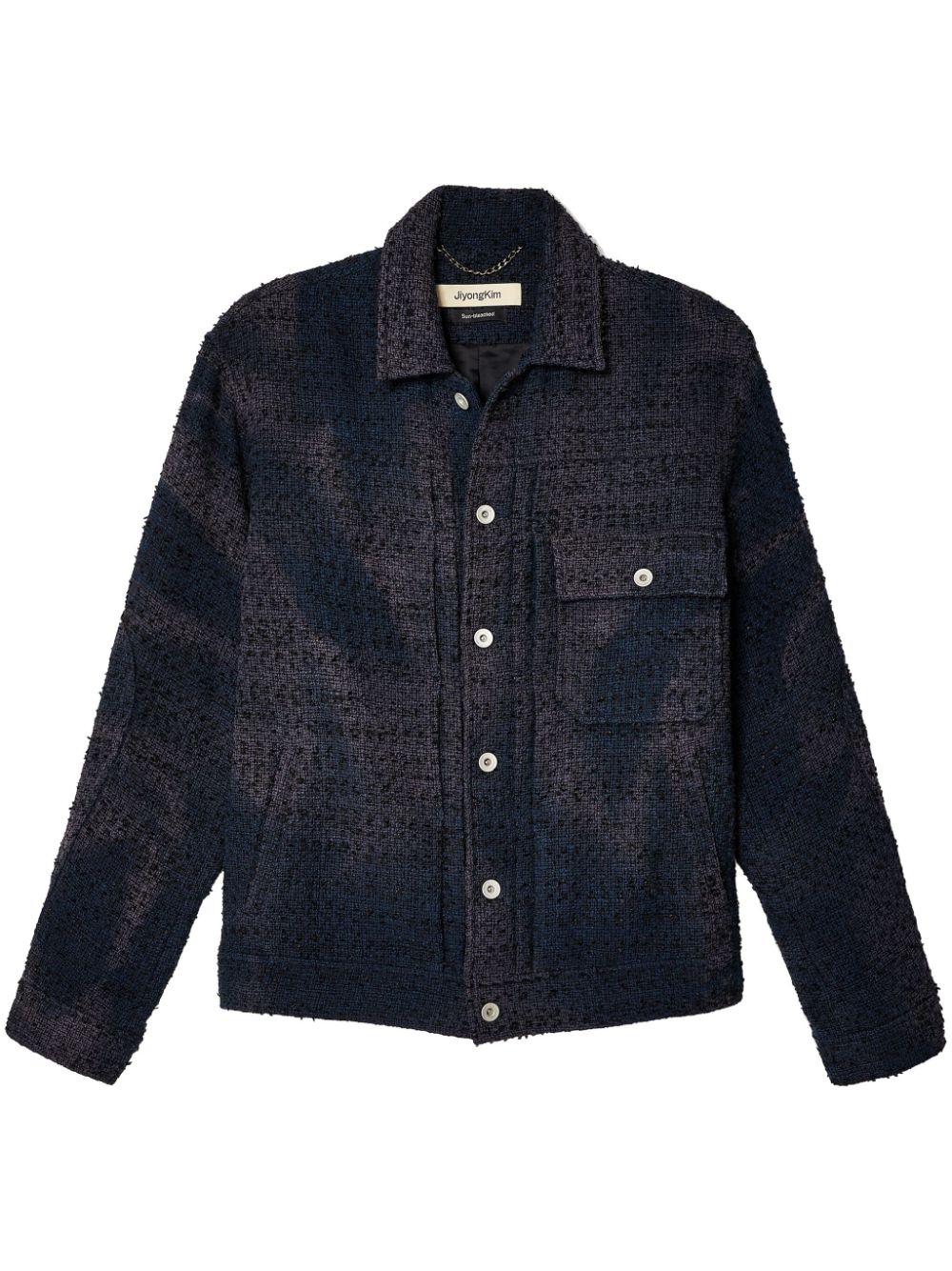 bleached tweed jacket - 1