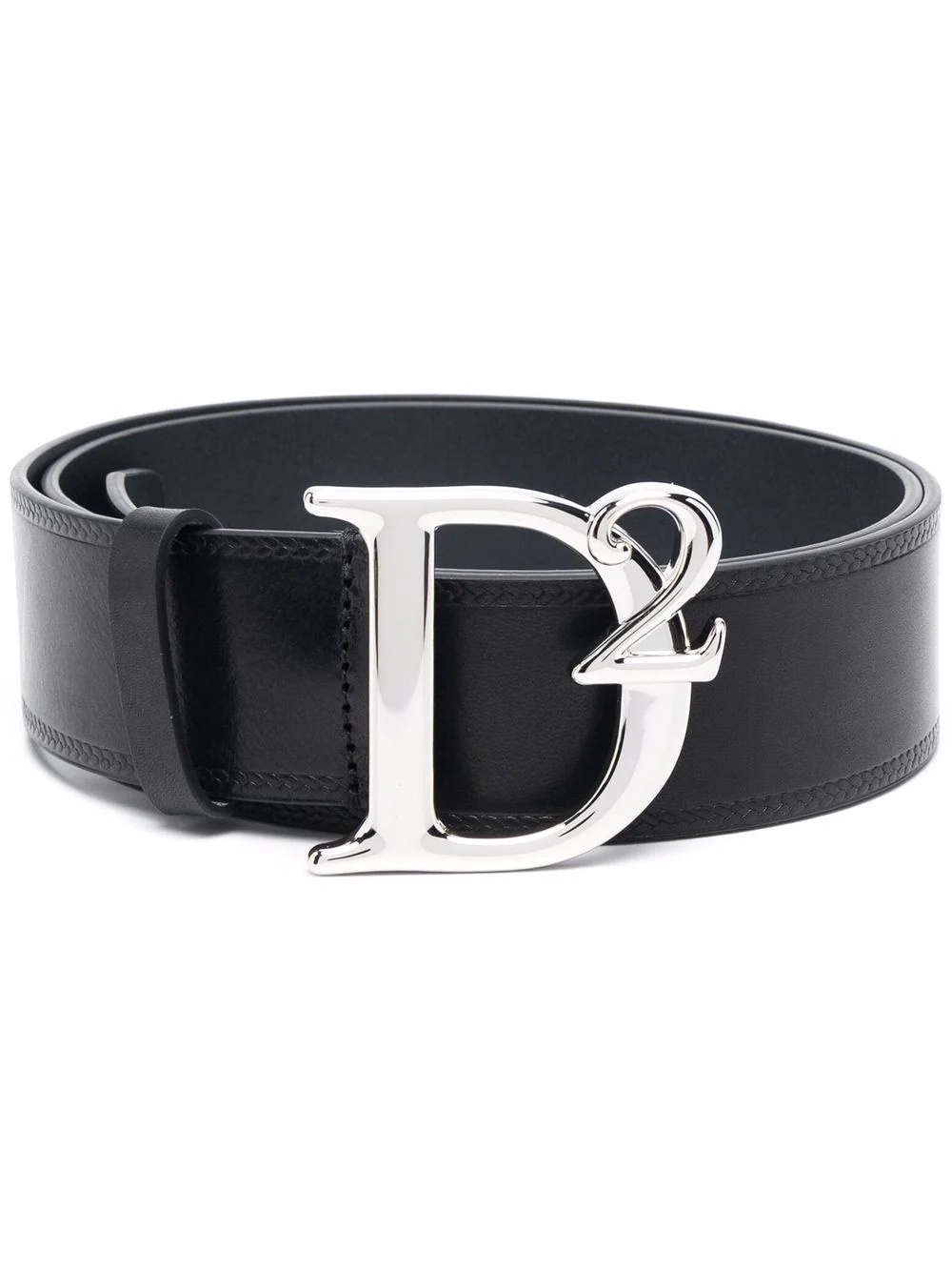 logo-buckle belt - 1