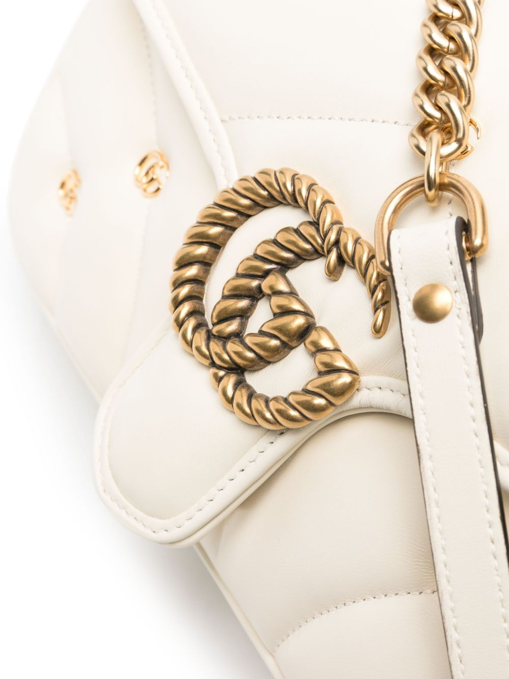 small GG Marmont leather shoulder bag - 4