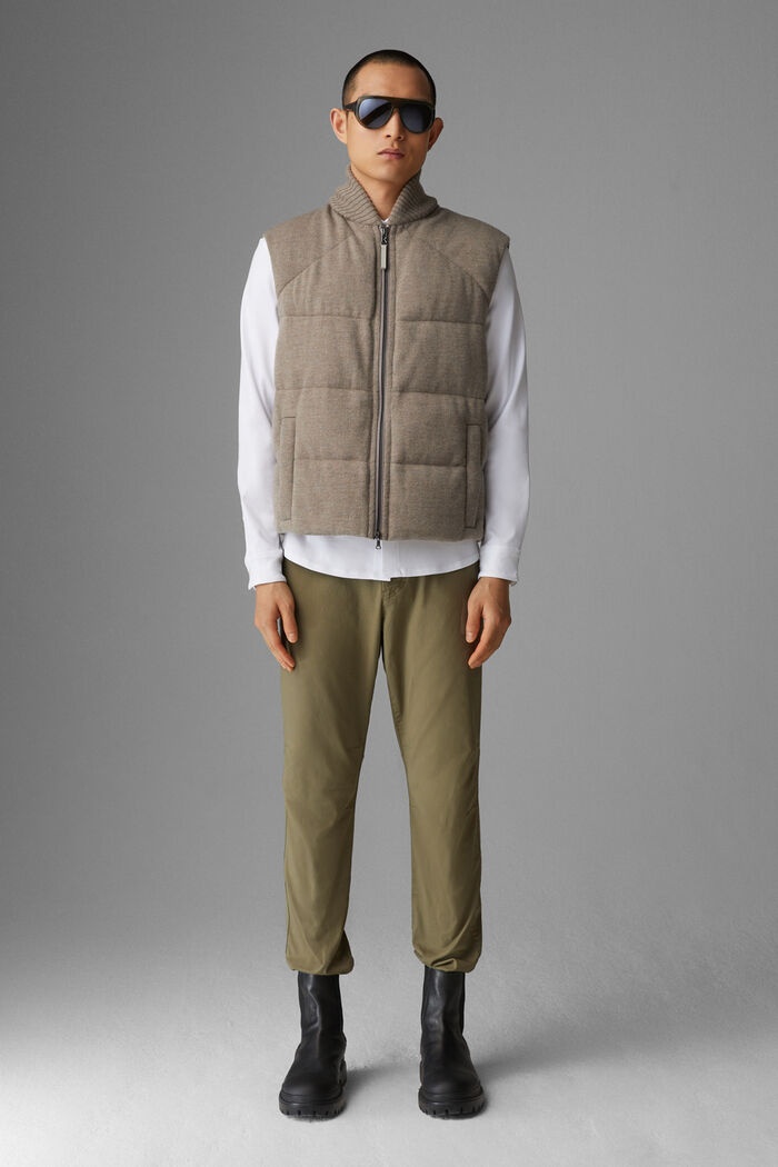 Noel Down waistcoat in Beige - 4