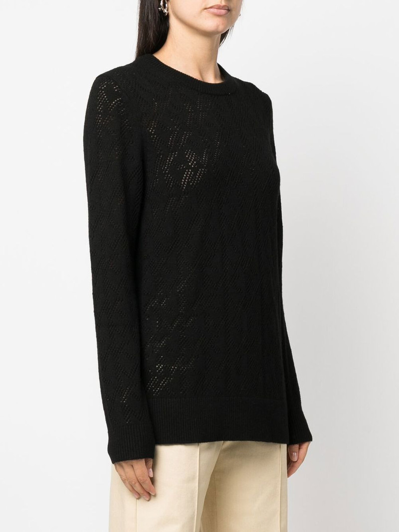 logo-knit long-sleeve jumper 3