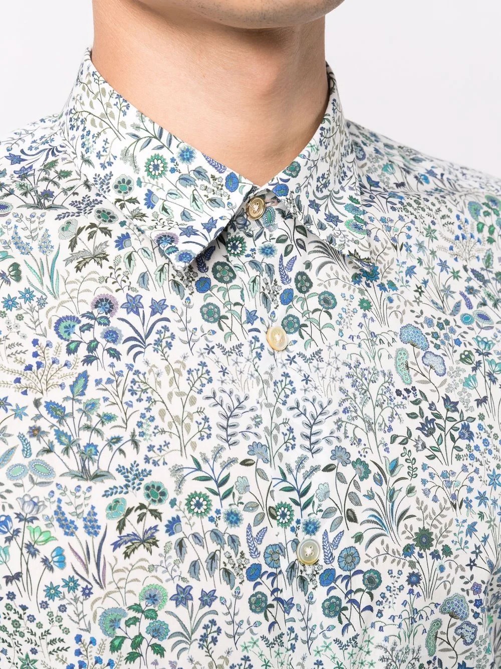 floral organic cotton shirt - 5