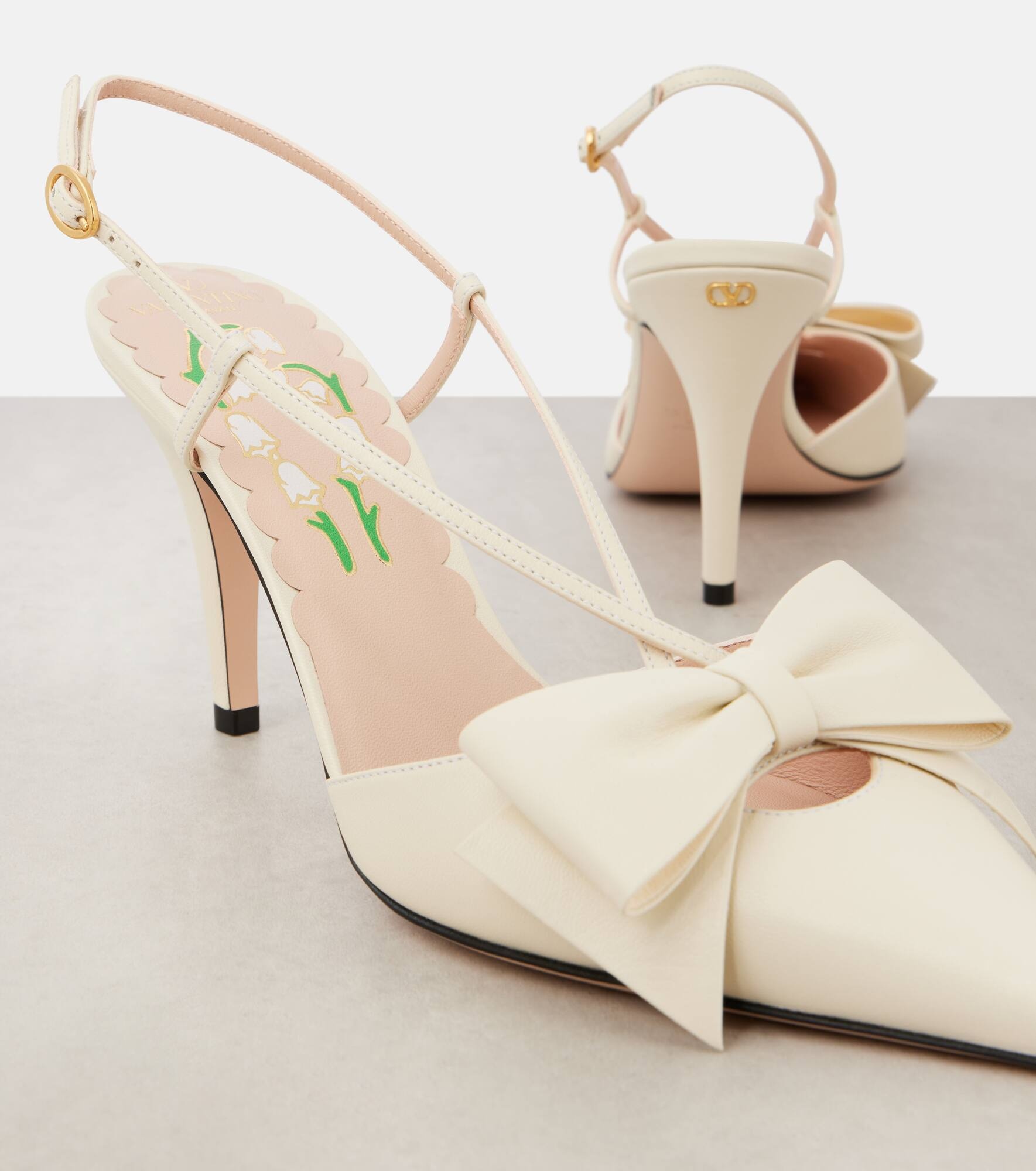 Bowow 85 leather slingback pumps - 5