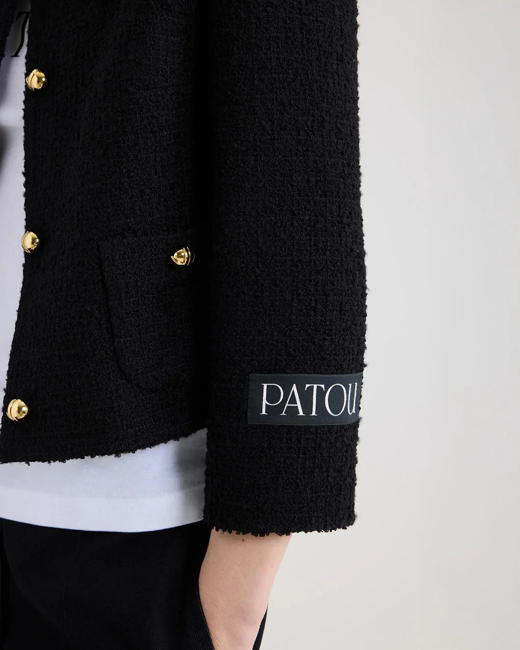 NO COLLAR BOX JACKET - 3