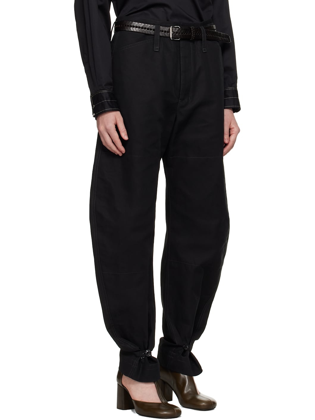 Black Tapered Trousers - 2