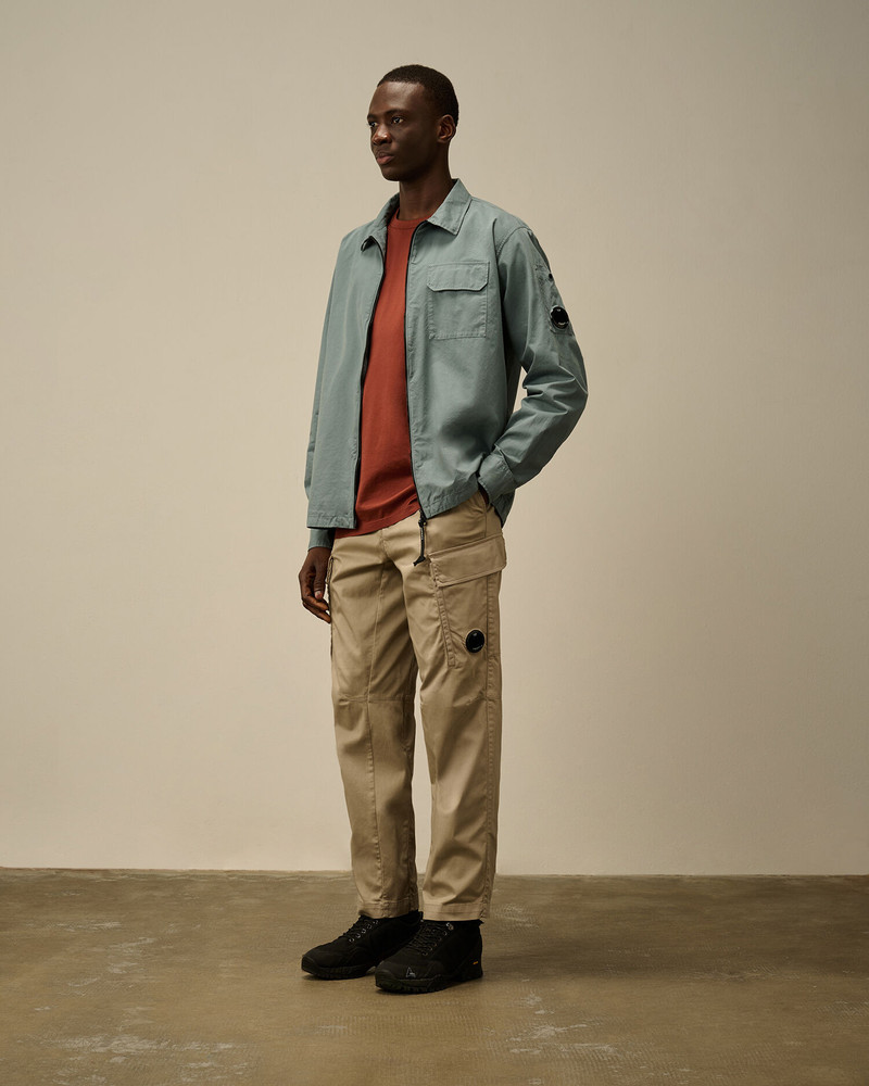 Stretch Sateen Loose Cargo Pants 8