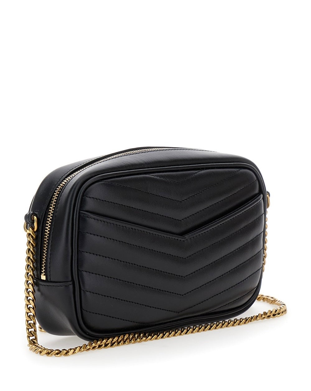 Saint Laurent mini Lou in leather crossbody bag - 3