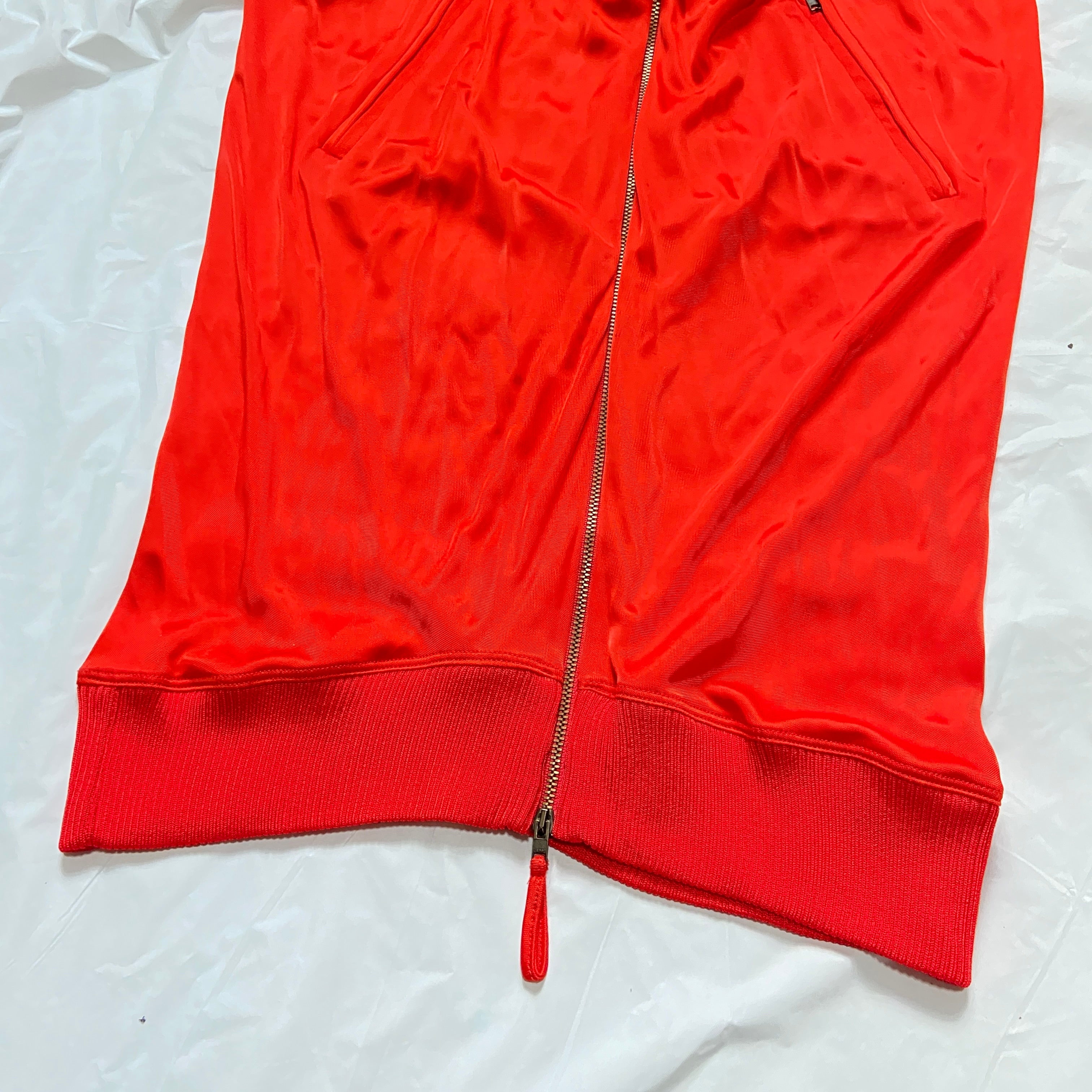 Jean Paul Gaultier fall 2007 red bomber zip dress - 8