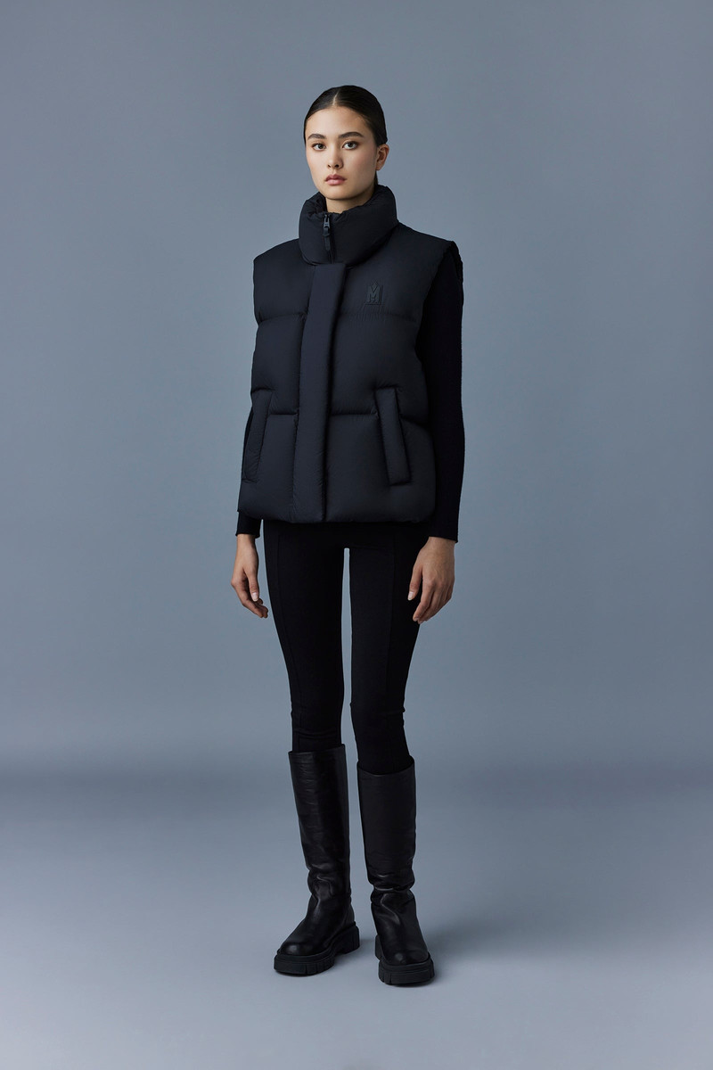 MACKAGE NAKI Down vest with stand collar outlook