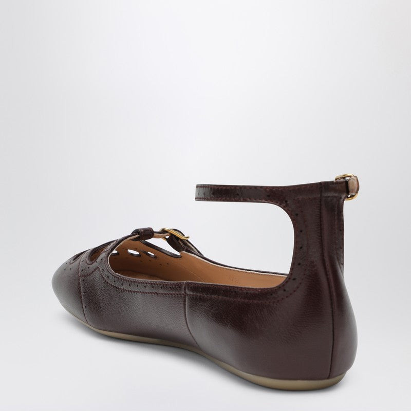 Chloé Burnt Purple Misty Ballerinas Women - 2