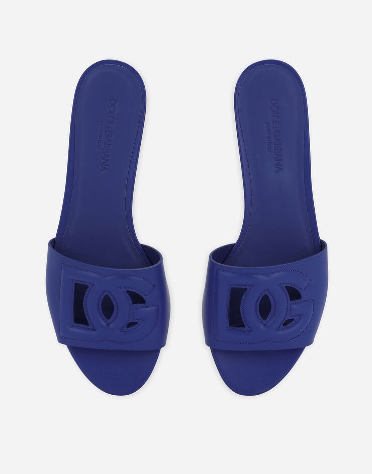 Calfskin sliders with DG logo - 4
