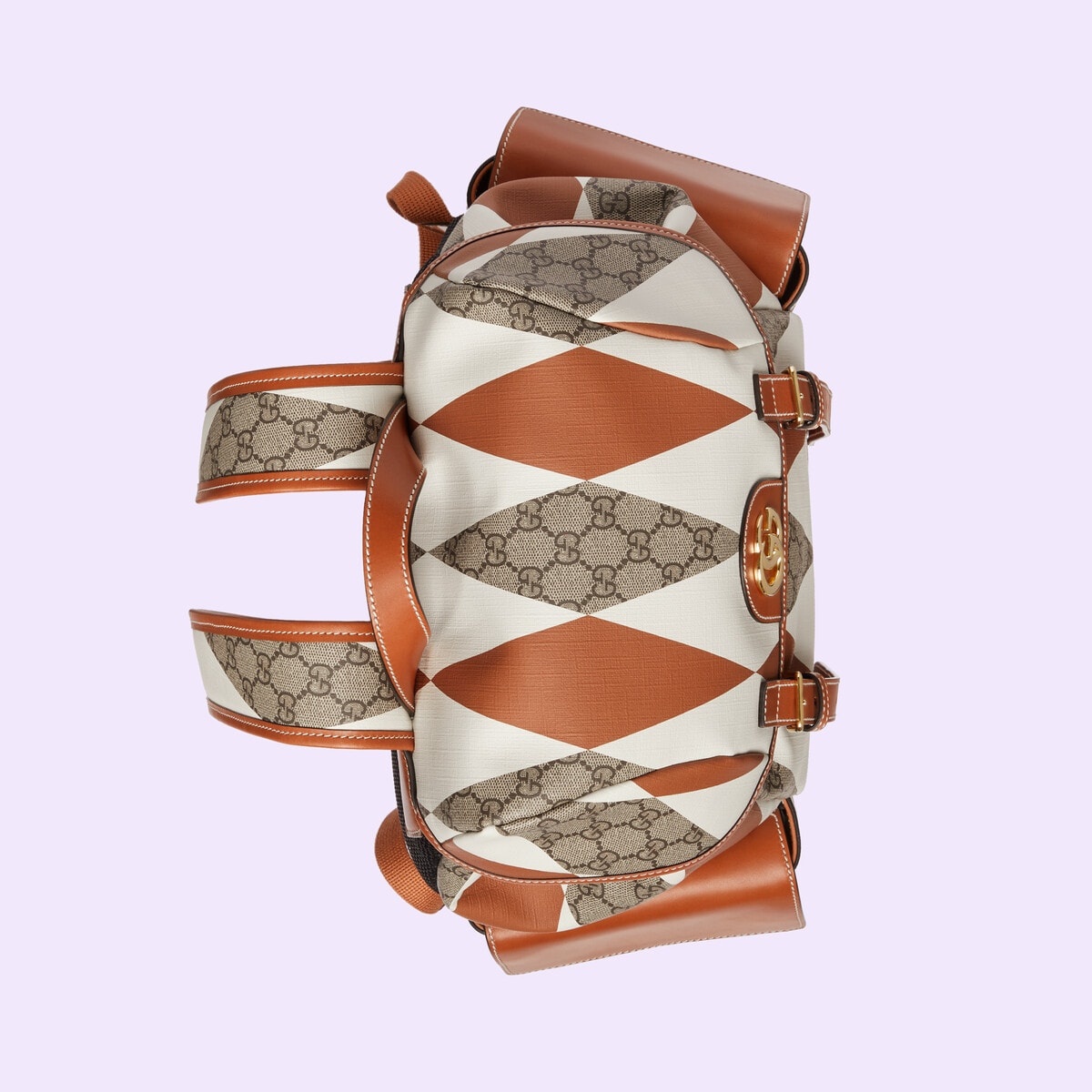 Ophidia GG rhombus print backpack - 7