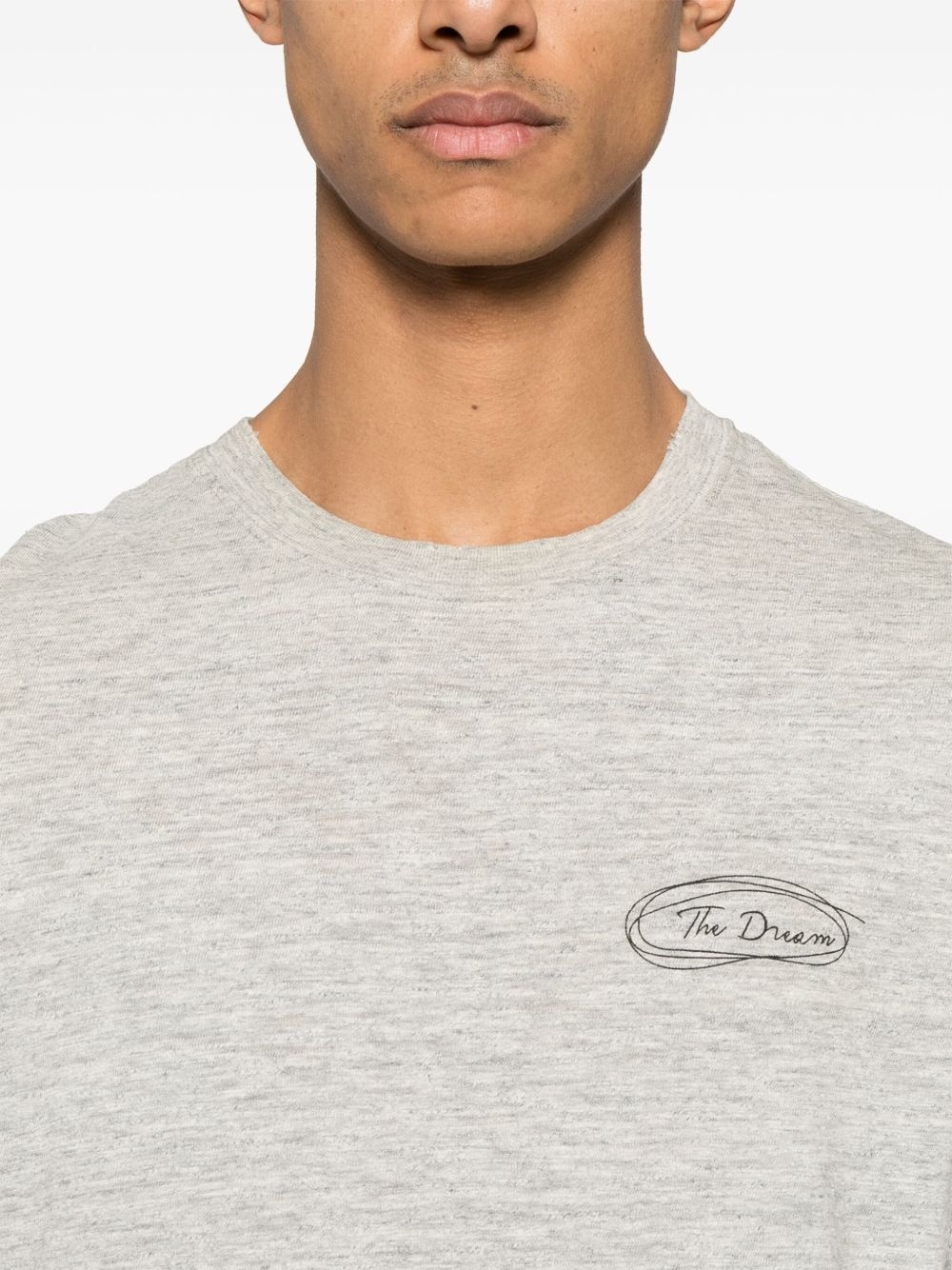 handwriting-print T-shirt - 4