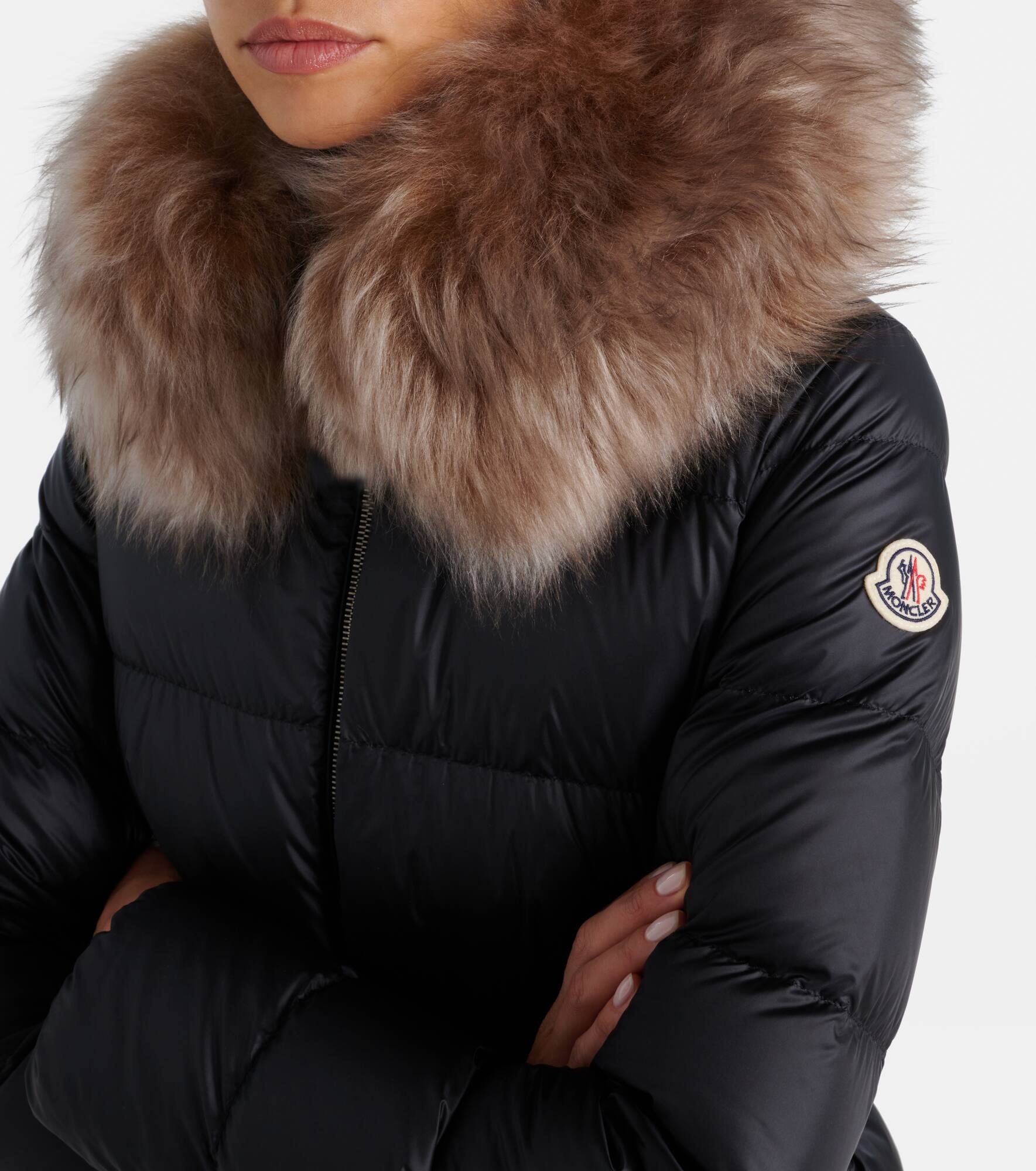 Boed shearling-trimmed down jacket - 4